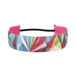 Cinta Para La Cabeza Patrón digital geométrico abstracto moderno 44