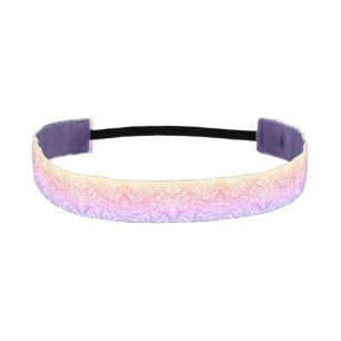 Cinta Para La Cabeza Patrón elegante del arcoiris del Pastel