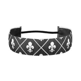 Cinta Para La Cabeza Patrón Fleur De Lis
