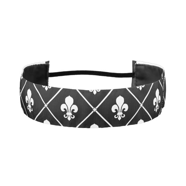 Cinta Para La Cabeza Patrón Fleur De Lis (Anverso)