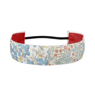 Cinta Para La Cabeza Patrón Floral de Geranio Silvestre Art Nouveau Ant