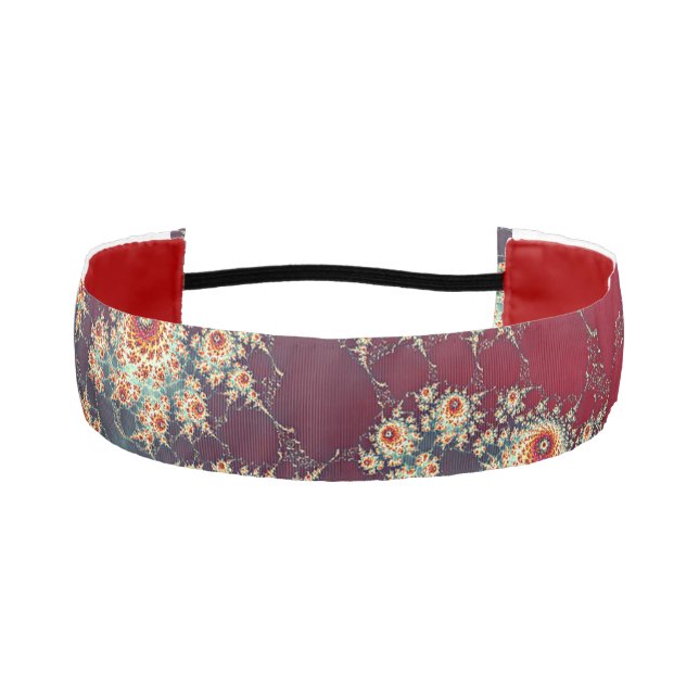 Cinta Para La Cabeza Patrón floral espiral (Anverso)