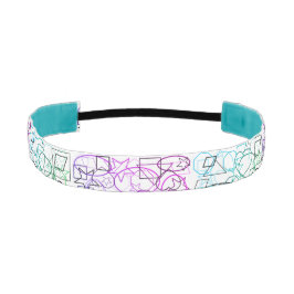 Cinta Para La Cabeza Patrón geométrico abstracto | Baldosa y filtrada |