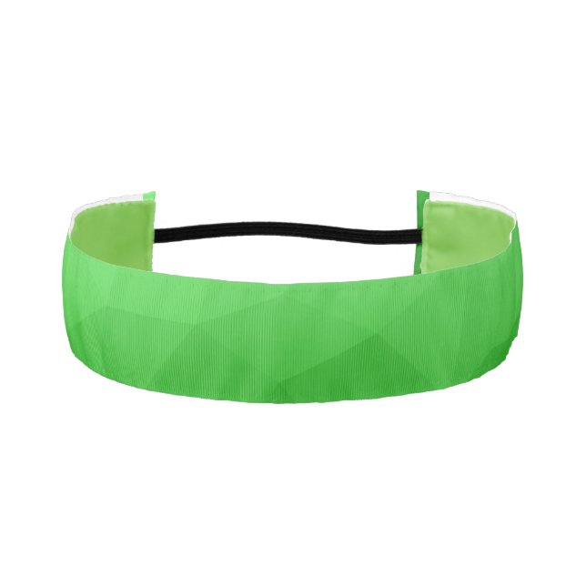 Cinta Para La Cabeza Patrón luminoso de malla geométrica de gradiente v (Anverso)