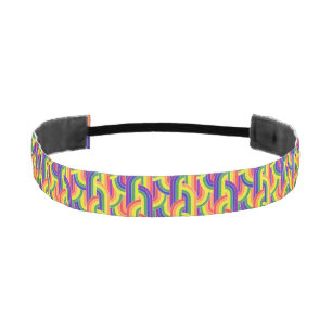 Cinta Para La Cabeza Patrón moderno arco iris