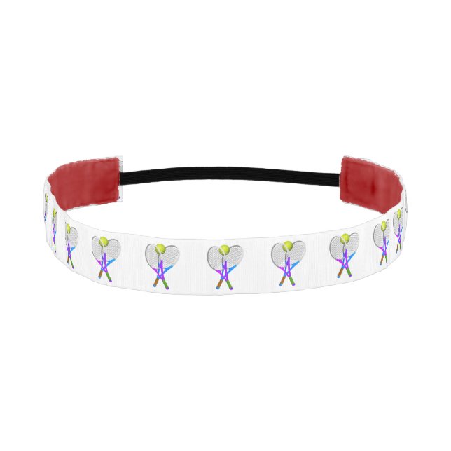 Cinta Para La Cabeza Pelota de tenis y raquetas (Anverso)