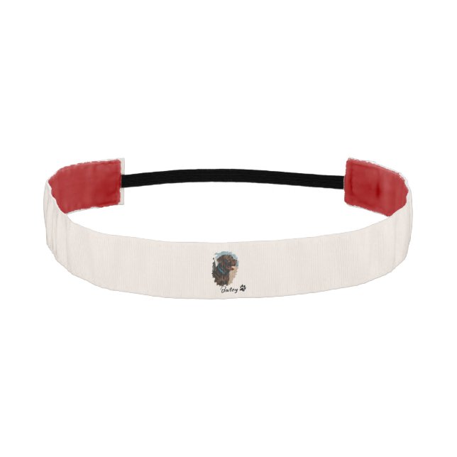 Cinta Para La Cabeza Perro Labrador de chocolate lindo - Bailey | Regal (Anverso)