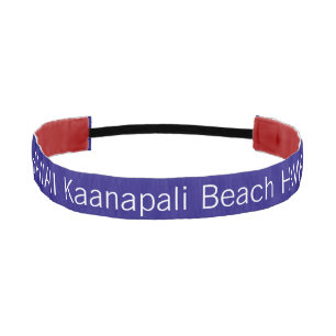Cinta Para La Cabeza Personalizable divertido de Kaanapali Beach HAWAII