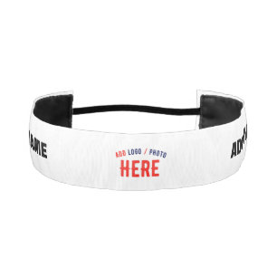 CINTA PARA LA CABEZA PERSONALIZABLE MODERNO ESTILO BLANCO VERIFICADO MA