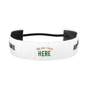 CINTA PARA LA CABEZA PERSONALIZABLE MODERNO ESTILO BLANCO VERIFICADO MA