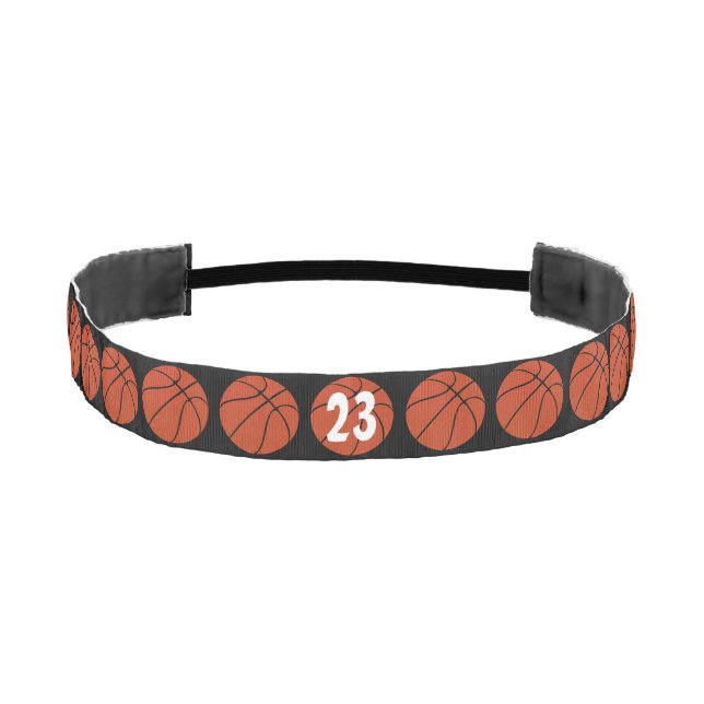Cinta Para La Cabeza Personalizado Basketball Headband (Anverso)