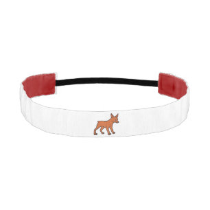 Cinta Para La Cabeza personalizado de pinscher en miniatura rojo