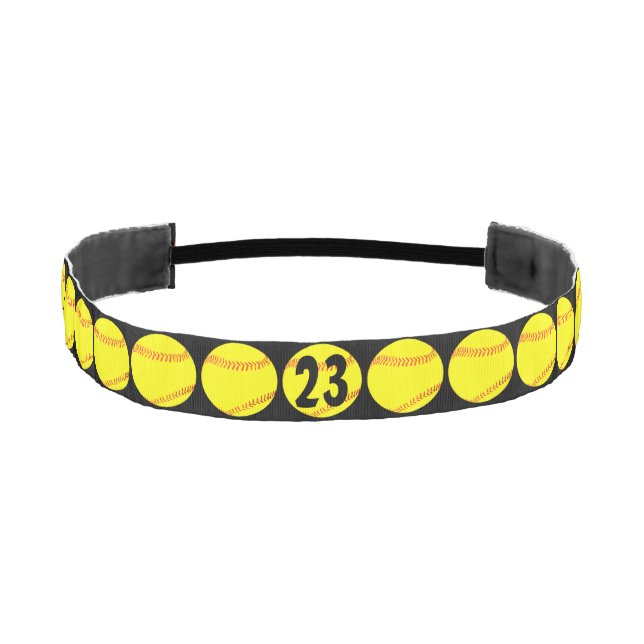 Cinta Para La Cabeza Personalizado Fastpitch Softball Headband