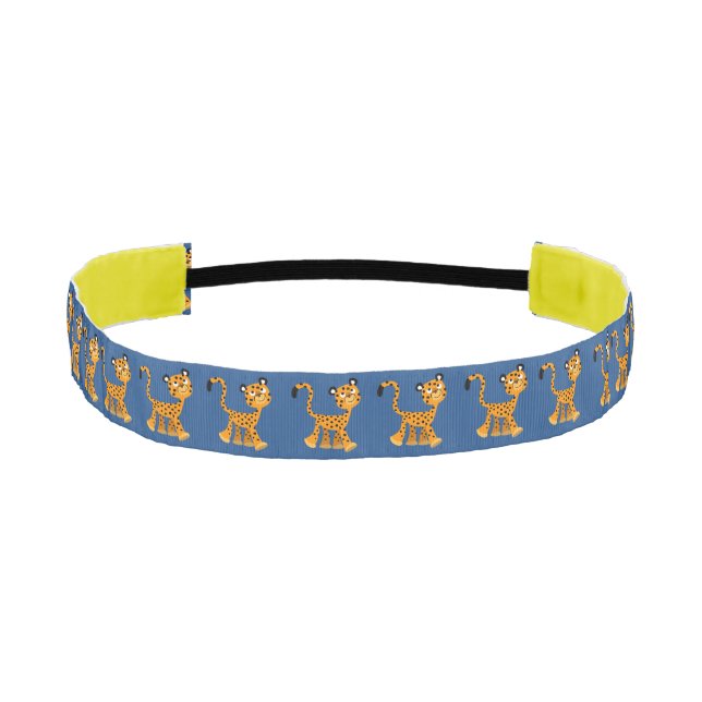 Cinta Para La Cabeza Personalizado Insouciant Cute Cheetah Headband (Anverso)