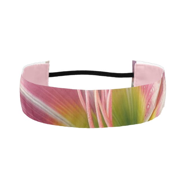 Cinta Para La Cabeza Pink Daylily Floral (Anverso)