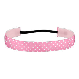 Cinta Para La Cabeza Pink Polka Dots Headband