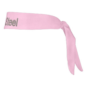 Cinta para la cabeza Pink Steel rosa