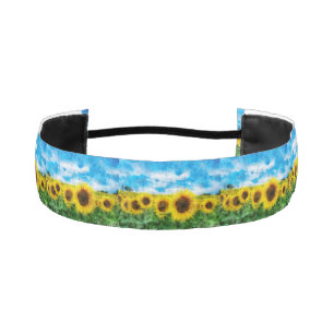Cinta Para La Cabeza Pintura de girasoles