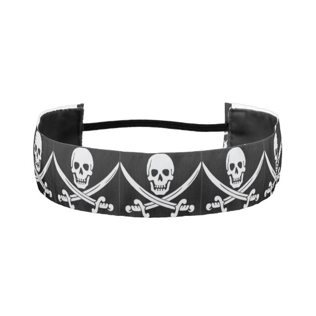 Cinta Para La Cabeza Pirata de los huesos del cielo (Anverso)