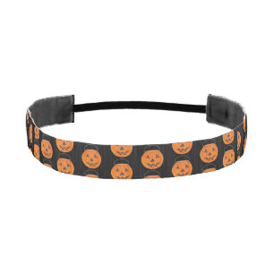 Cinta Para La Cabeza Polka de calabaza naranja puntos truco o truco de