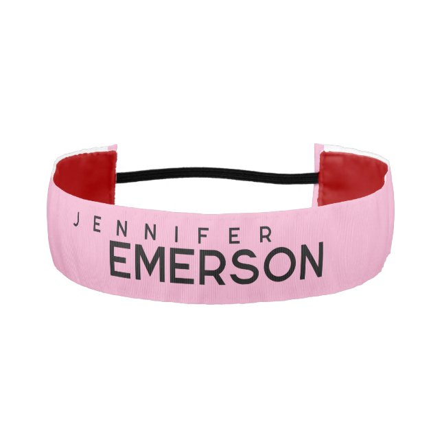 Cinta Para La Cabeza Professional minimalist modern plain your name (Anverso)