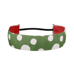 Cinta Para La Cabeza Puntos rojos verdes y flojos