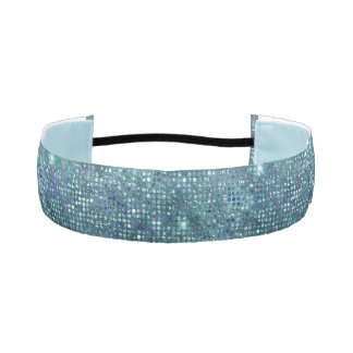 Cinta Para La Cabeza Purpurina verde azulado