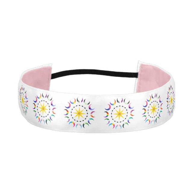 Cinta Para La Cabeza Queer Crescent Pride Moons (Anverso)