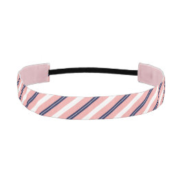 Cinta Para La Cabeza Raya Rosa Elegante