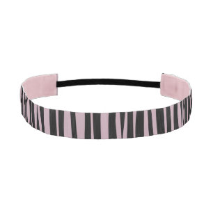 Cinta Para La Cabeza Rayas de cebra Patrón animal Sombra de lavanda