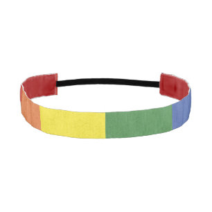 Cinta Para La Cabeza Rayas del arco iris