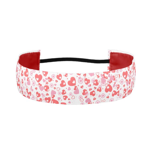 Cinta Para La Cabeza Red Love Hearts – Valentine Collection (Anverso)