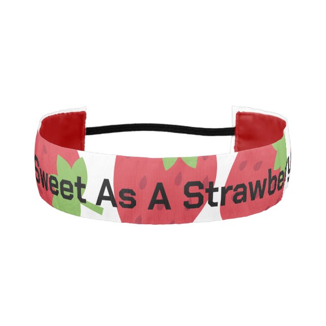 Cinta Para La Cabeza Regalo para amantes de las fresas (Anverso)