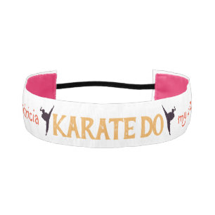 Cinta Para La Cabeza Regalo Personalizado Karate Girl Dojo Life