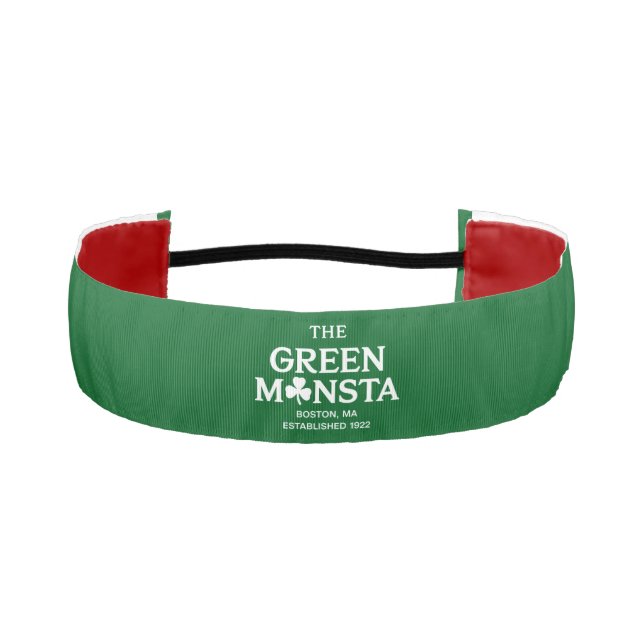 Cinta Para La Cabeza Regalo verde Monsta Boston Green Monstah de béisbo (Anverso)