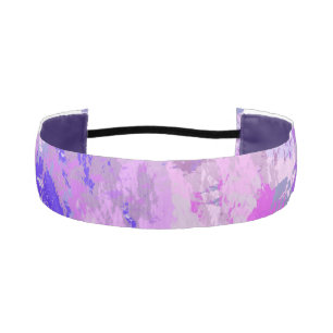 Cinta Para La Cabeza Resumen de moda Camo Pink Purple Blue