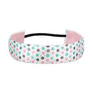 Cinta Para La Cabeza Retro Snowflakes