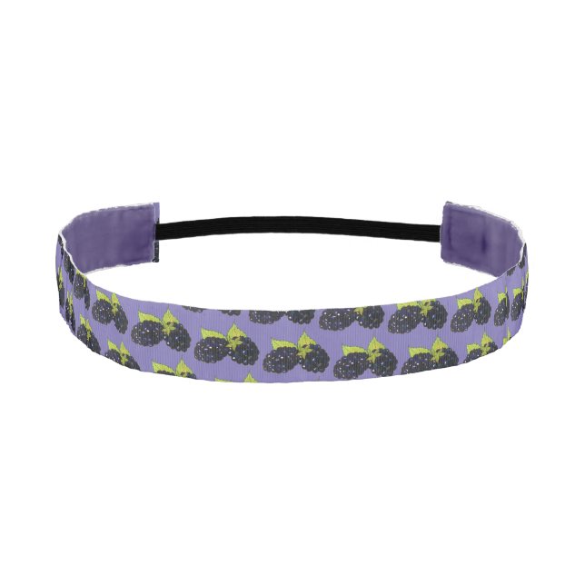 Cinta Para La Cabeza Ripe Summer Blackberries Blackberry Berry Berries (Anverso)