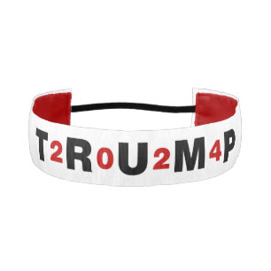 Cinta Para La Cabeza Rojo de Trump 2024