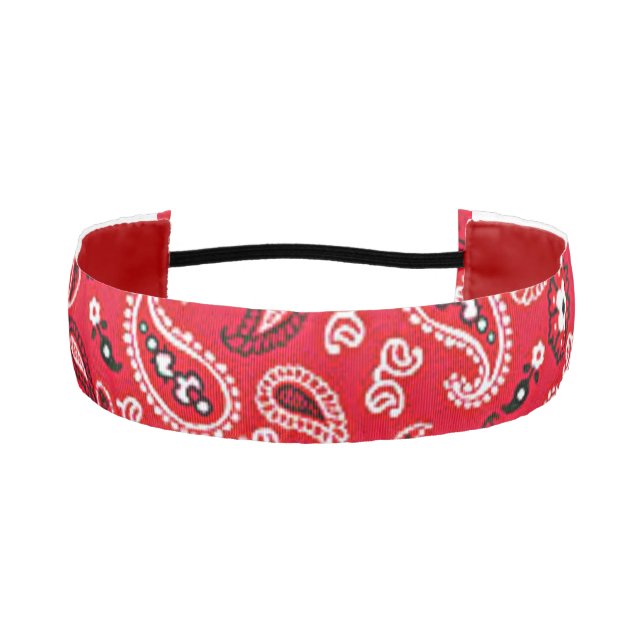 Cinta Para La Cabeza Rojo de vaca (Anverso)