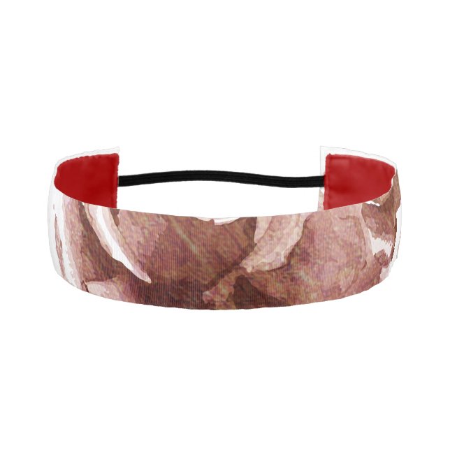 Cinta Para La Cabeza Rosas acuáticos 3 (Anverso)