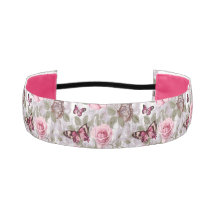 Roses rosas y mariposas acuarela floral