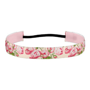 Cinta Para La Cabeza Rosy Abundance sobre la cabeza