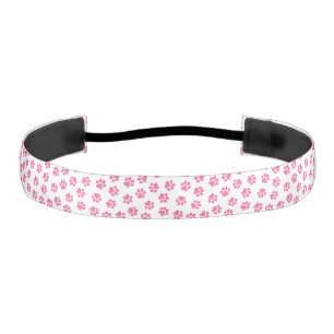 Cinta Para La Cabeza Rutas de perro, garras de perro, garras rosadas