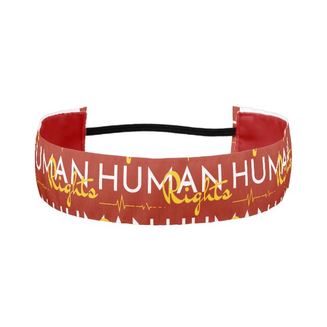Cinta Para La Cabeza Salvamento de los derechos humanos (Anverso)