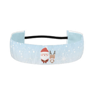 Cinta Para La Cabeza Santa y reno Navidades