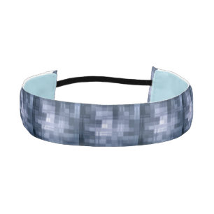 Cinta Para La Cabeza Satin Headband-Blue Mosaic Auriculares Atléticos
