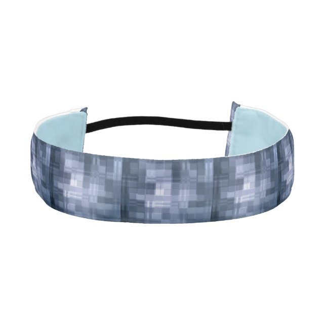 Cinta Para La Cabeza Satin Headband-Blue Mosaic Auriculares Atléticos (Anverso)