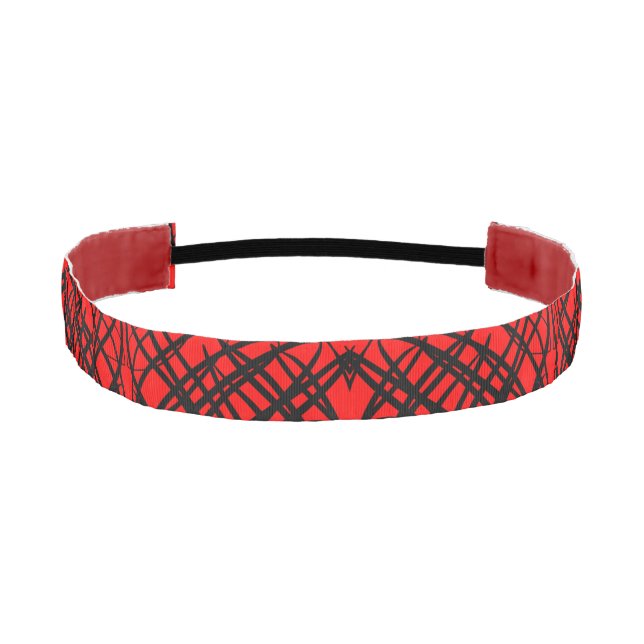 Cinta Para La Cabeza Scribe simple | Tejido Espejo | Rojo | (Anverso)
