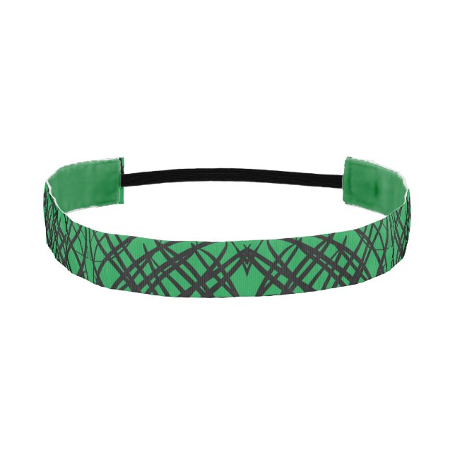 Cinta Para La Cabeza Scribe simple | Tejido Espejo | Verde | (Anverso)